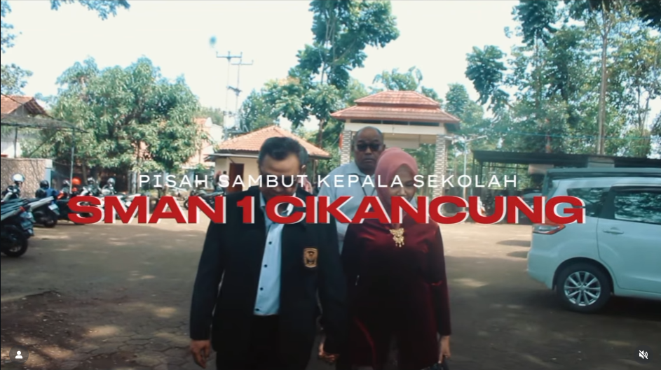 Pisah SAmbut Kepala Sekolah SMAN 1 CIKANCUNG